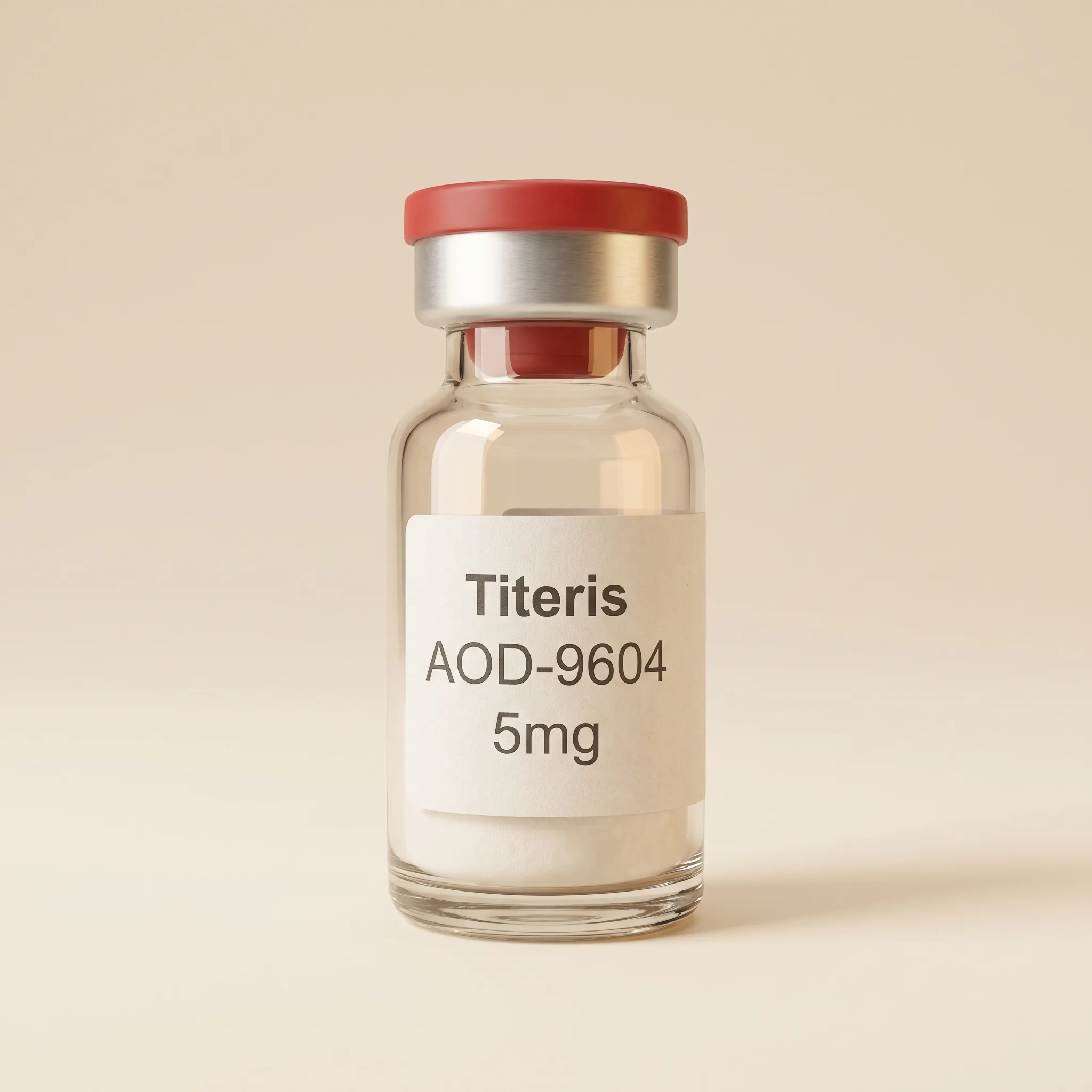 AOD-9604 research reference compound vial - Titeris