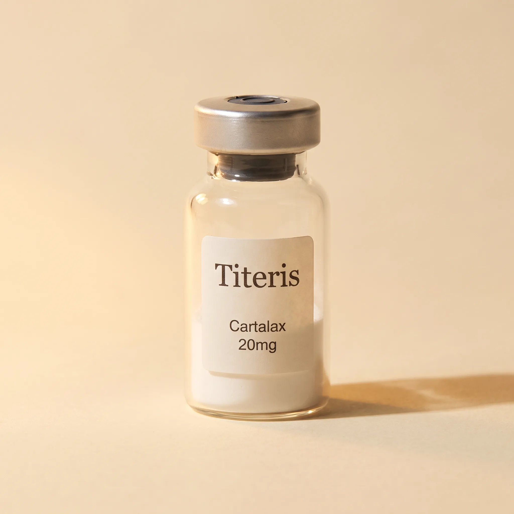 Cartalax research compound vial — Titeris