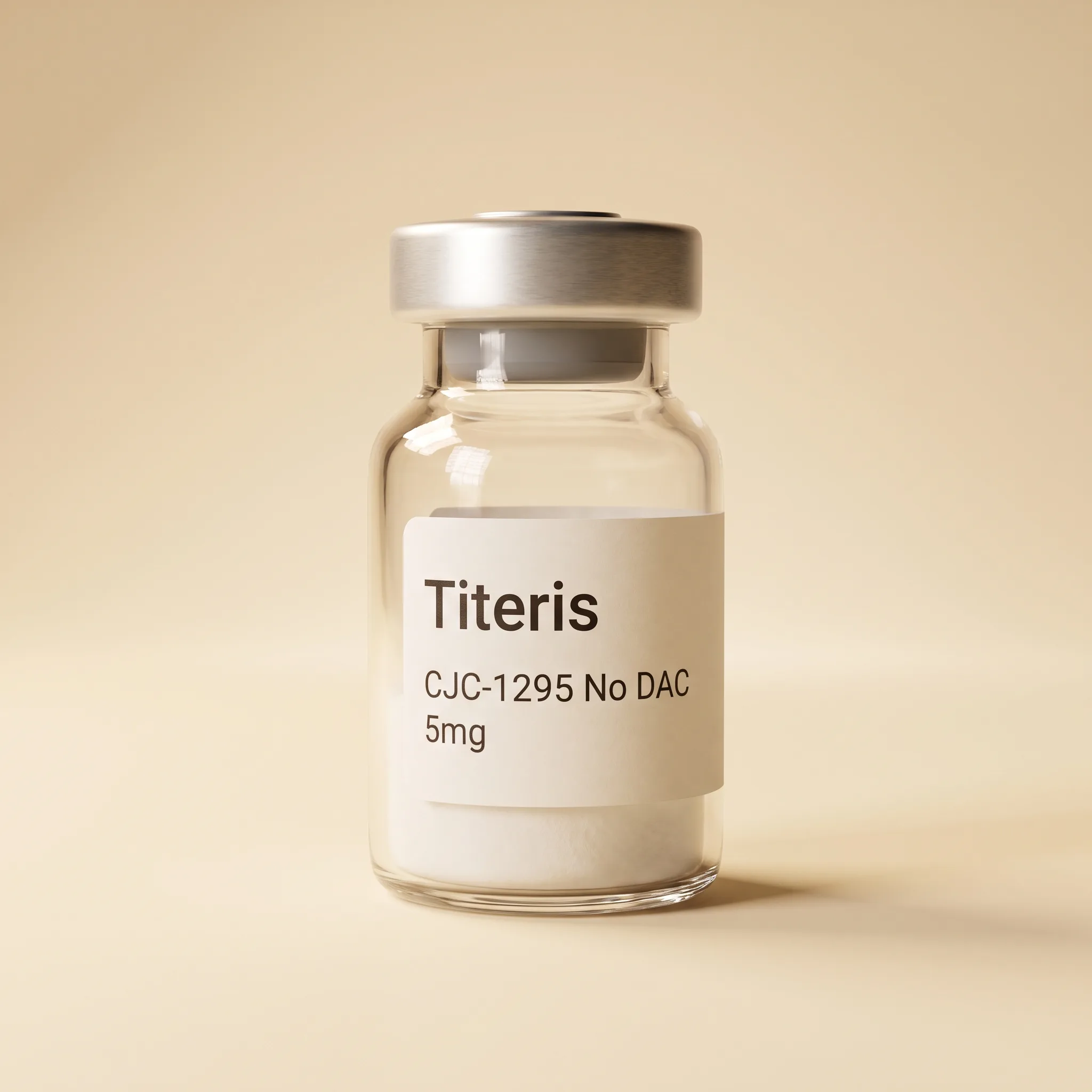 CJC-1295 No DAC research compound vial — Titeris