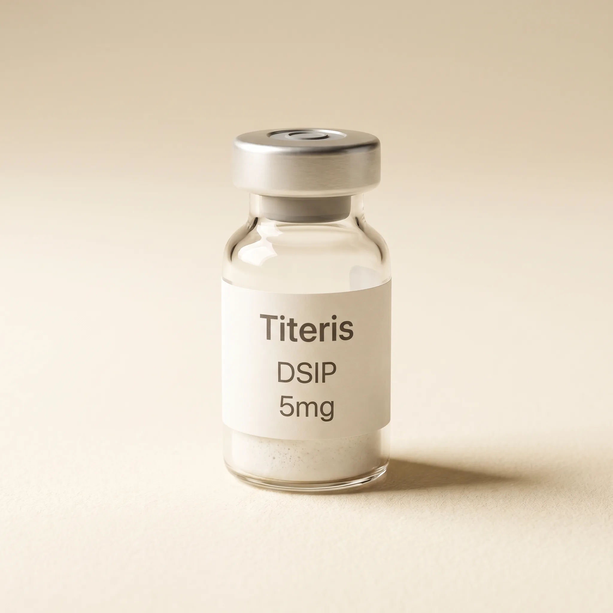 DSIP research reference compound vial — Titeris