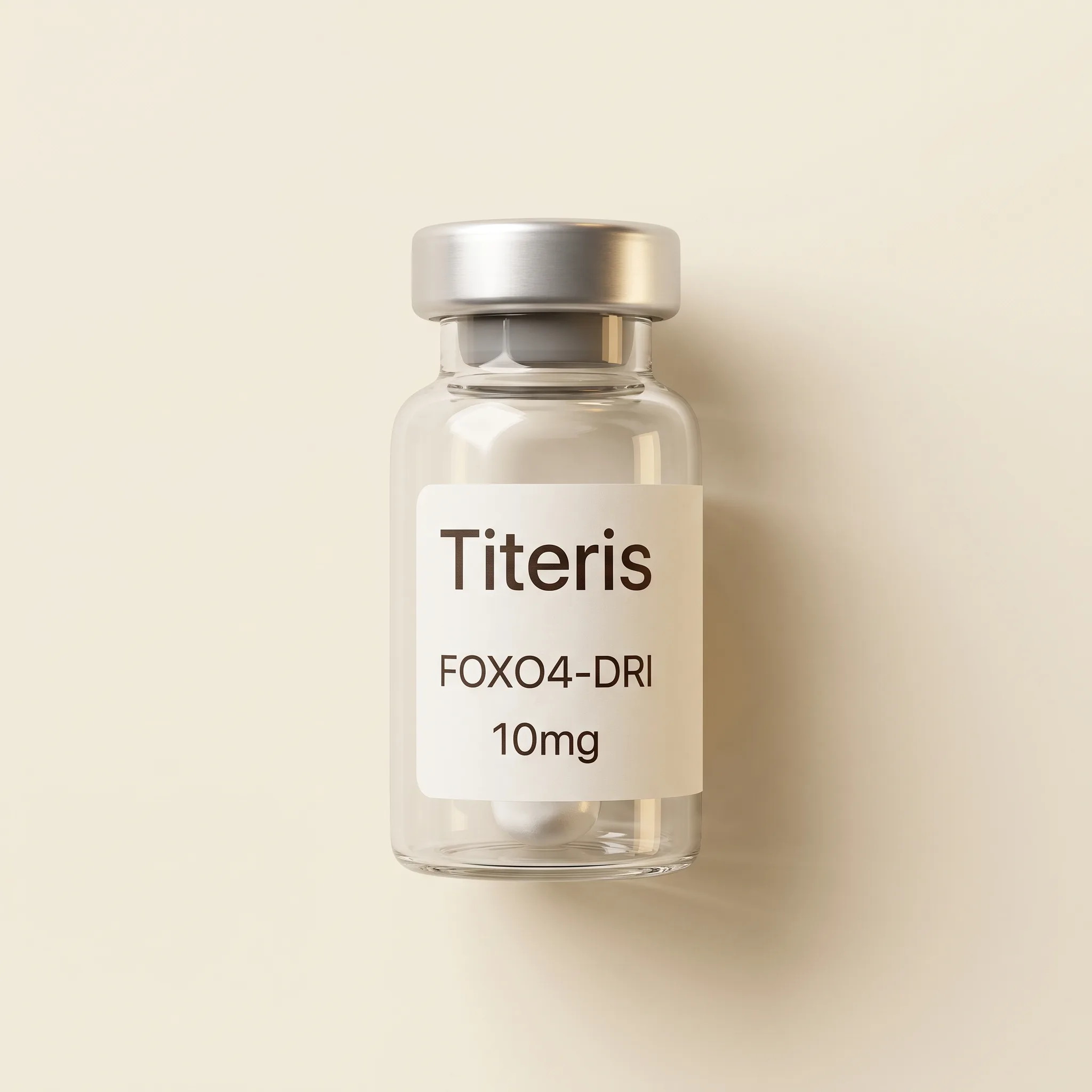 FOXO4-DRI research reference compound vial — Titeris