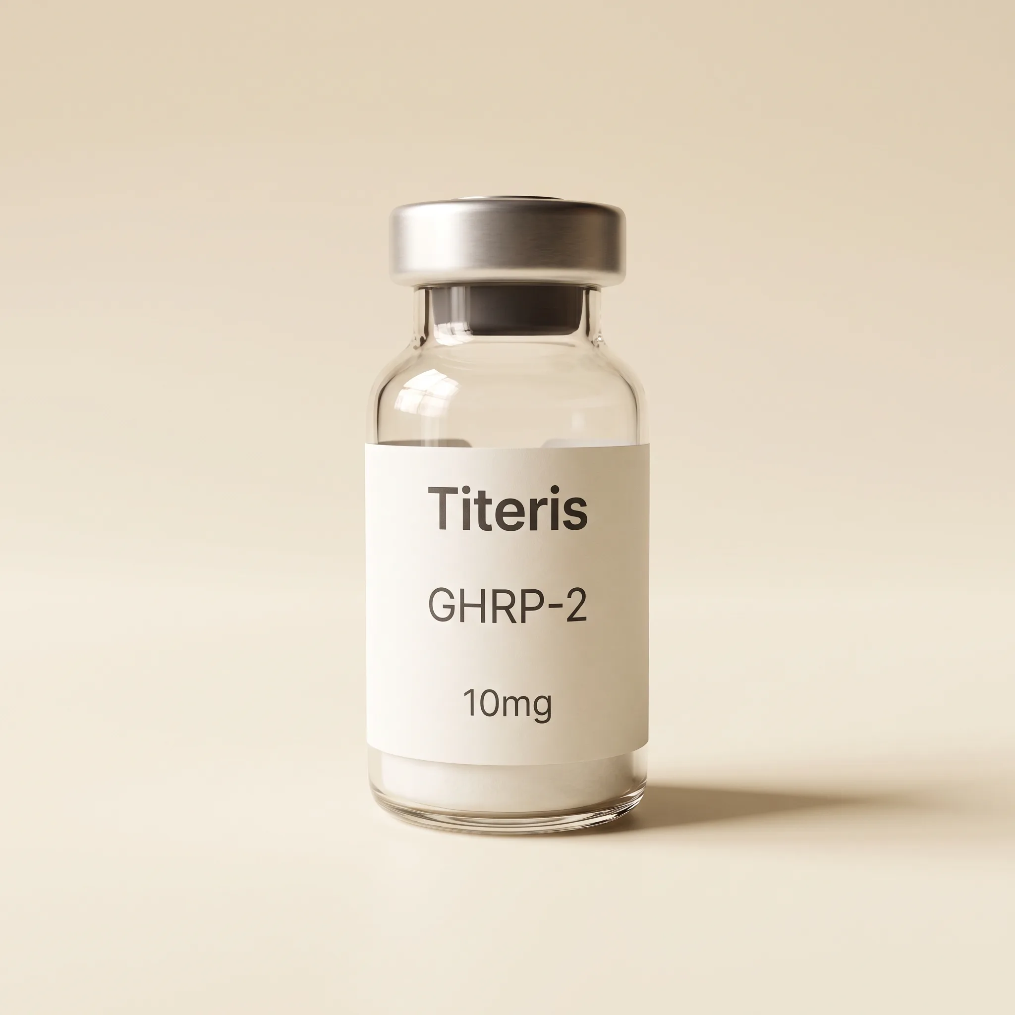 GHRP-2 research reference compound vial — Titeris