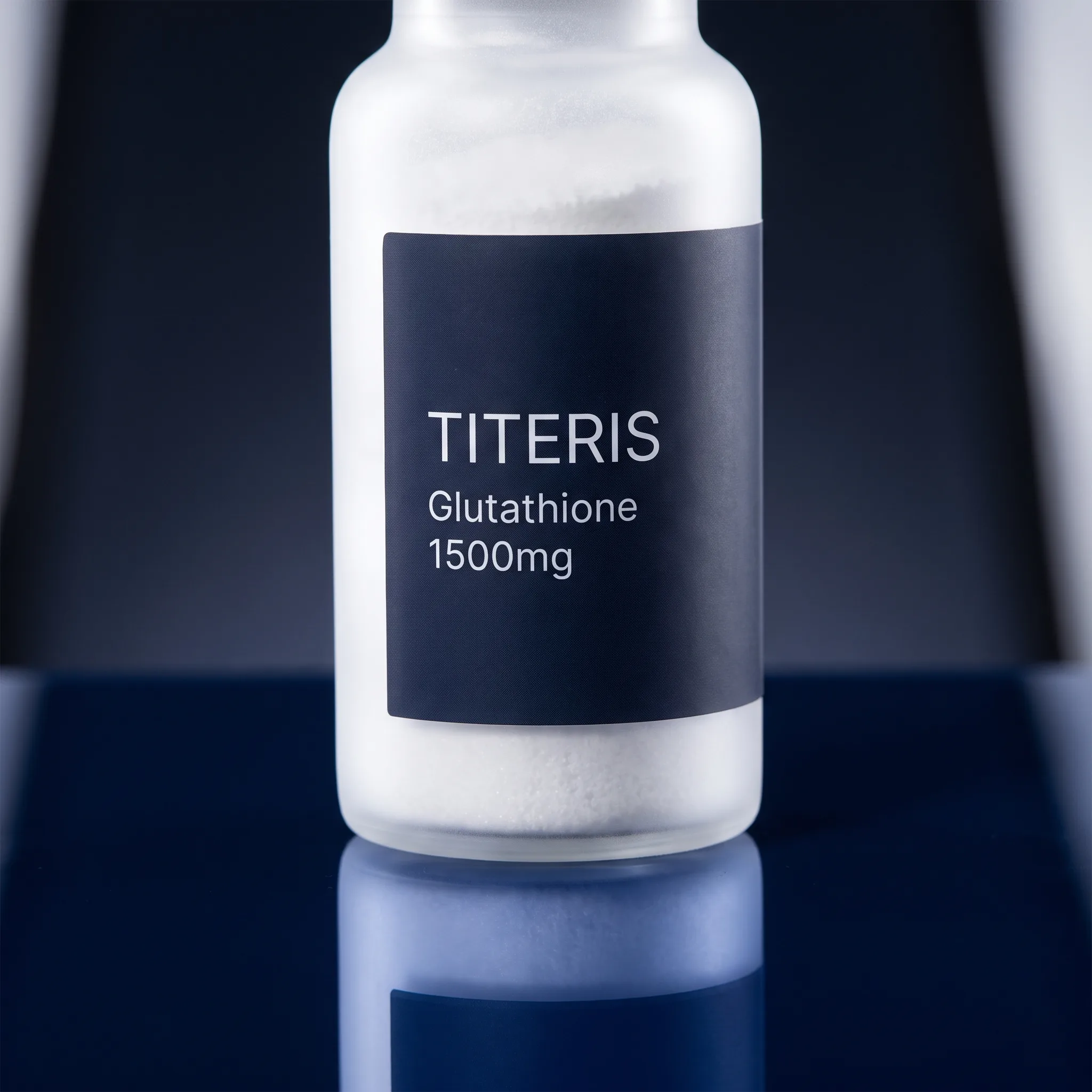 Glutathione research compound vial — Titeris
