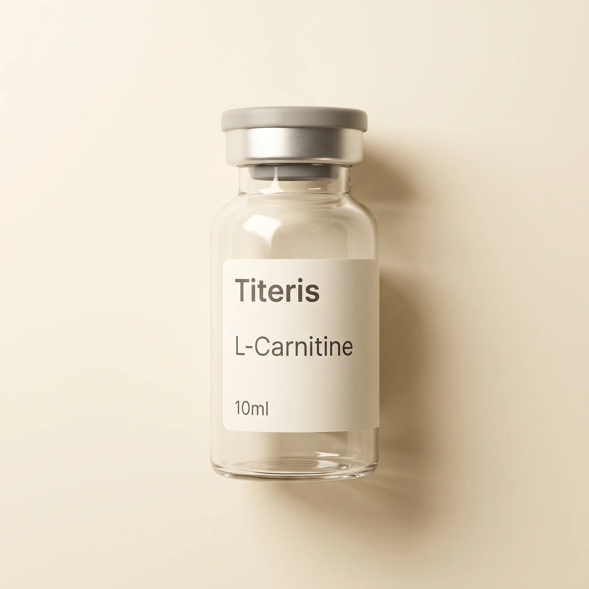 L-Carnitine research compound vial — Titeris