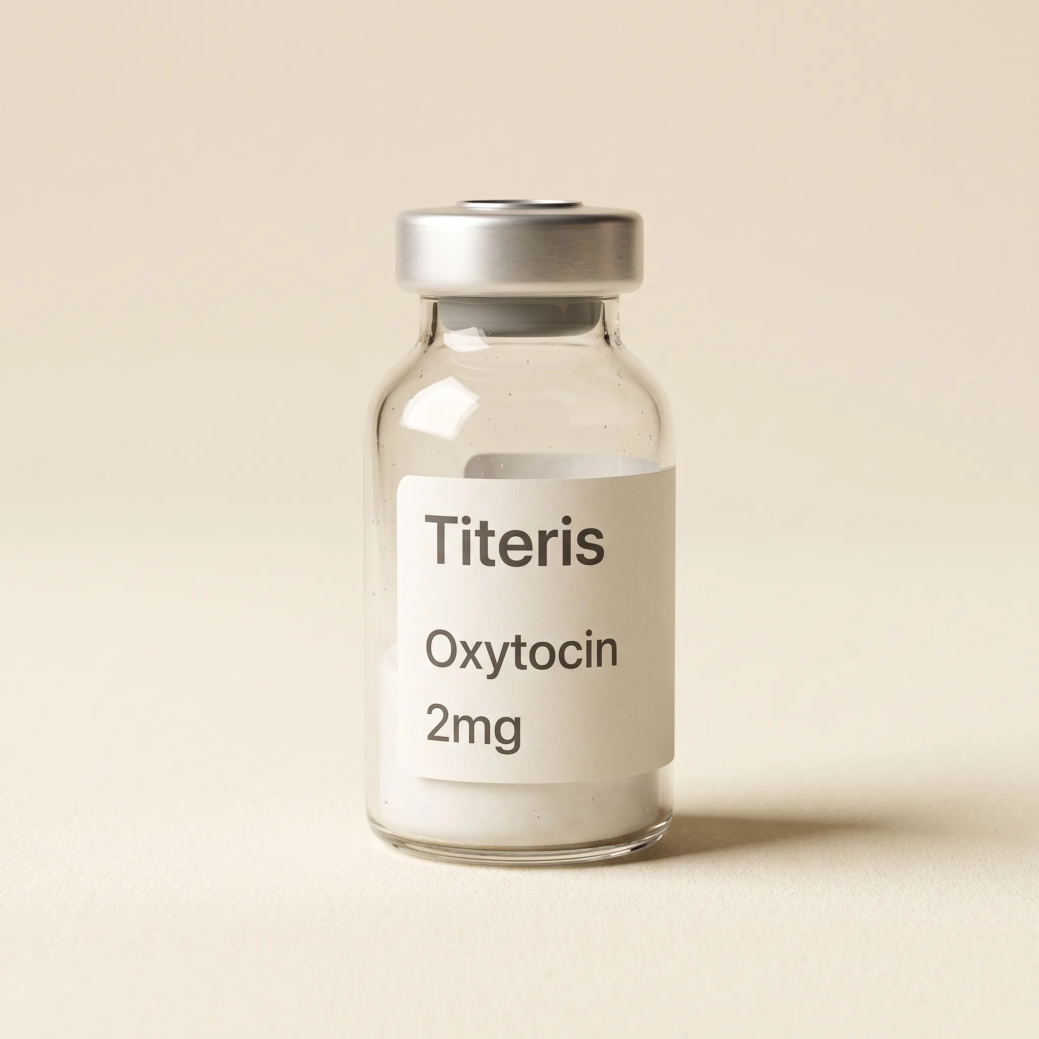 Oxytocin acetate research reference compound vial — Titeris
