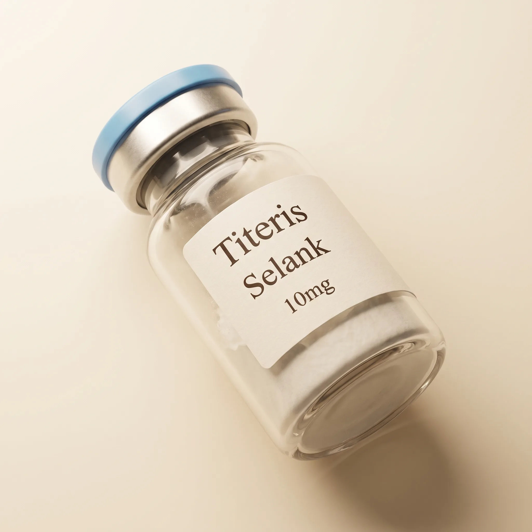 Selank research peptide vial