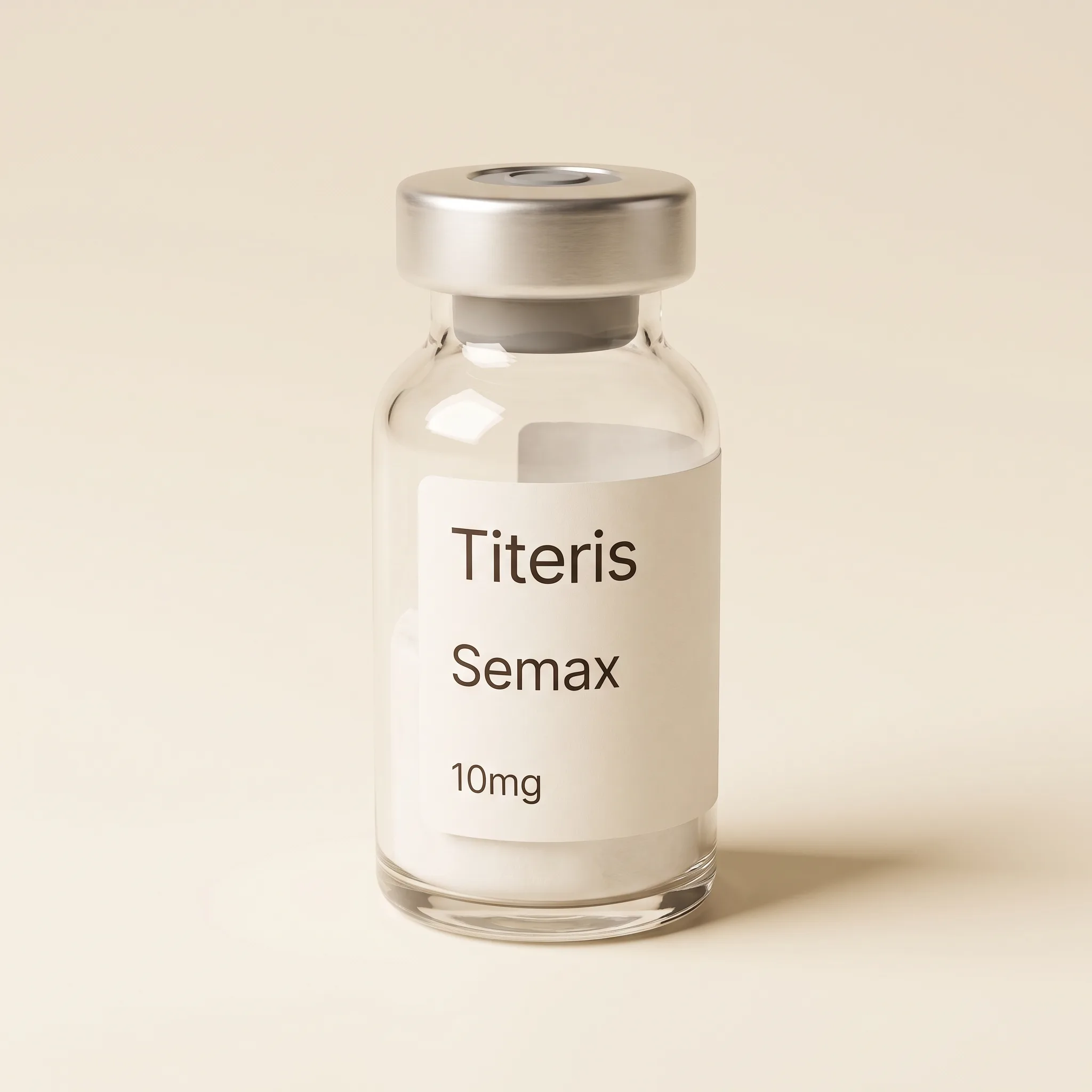 Semax research peptide vial