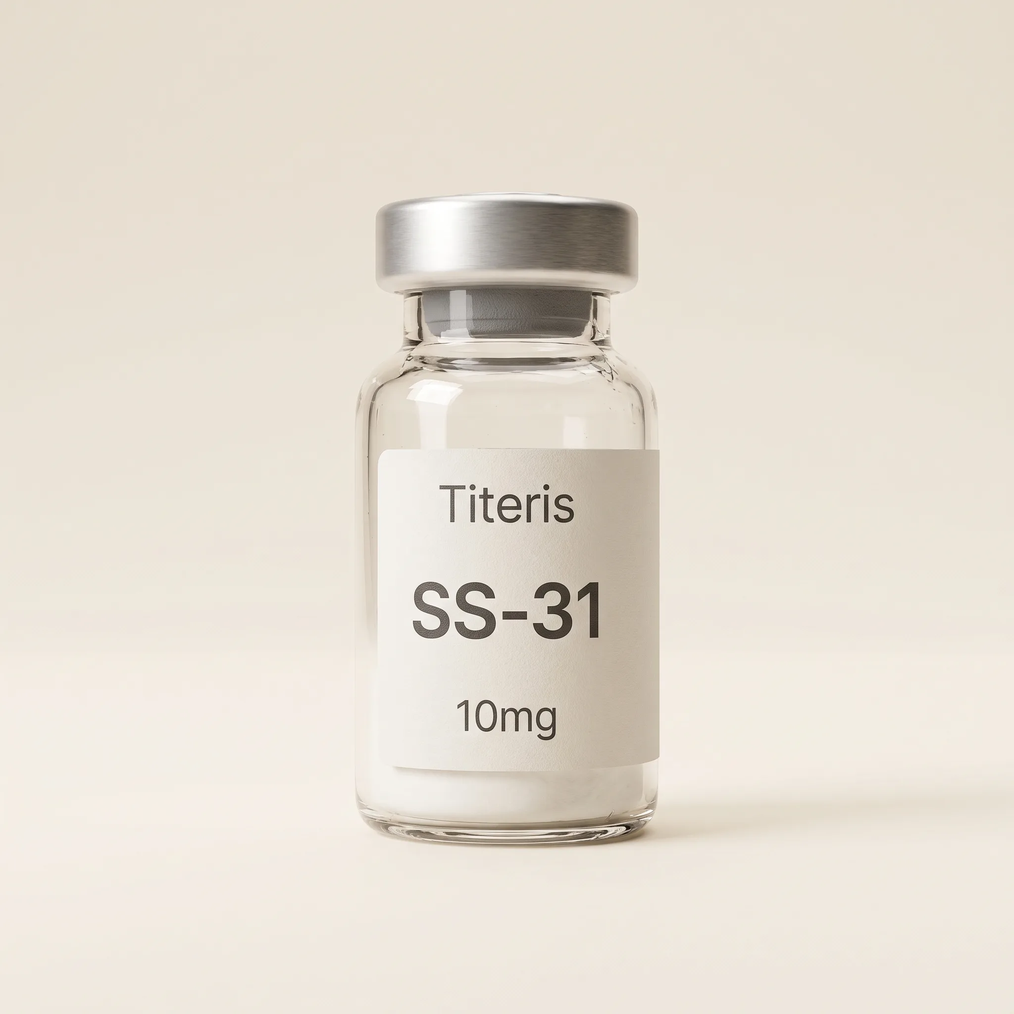 SS-31 Elamipretide research compound vial — Titeris