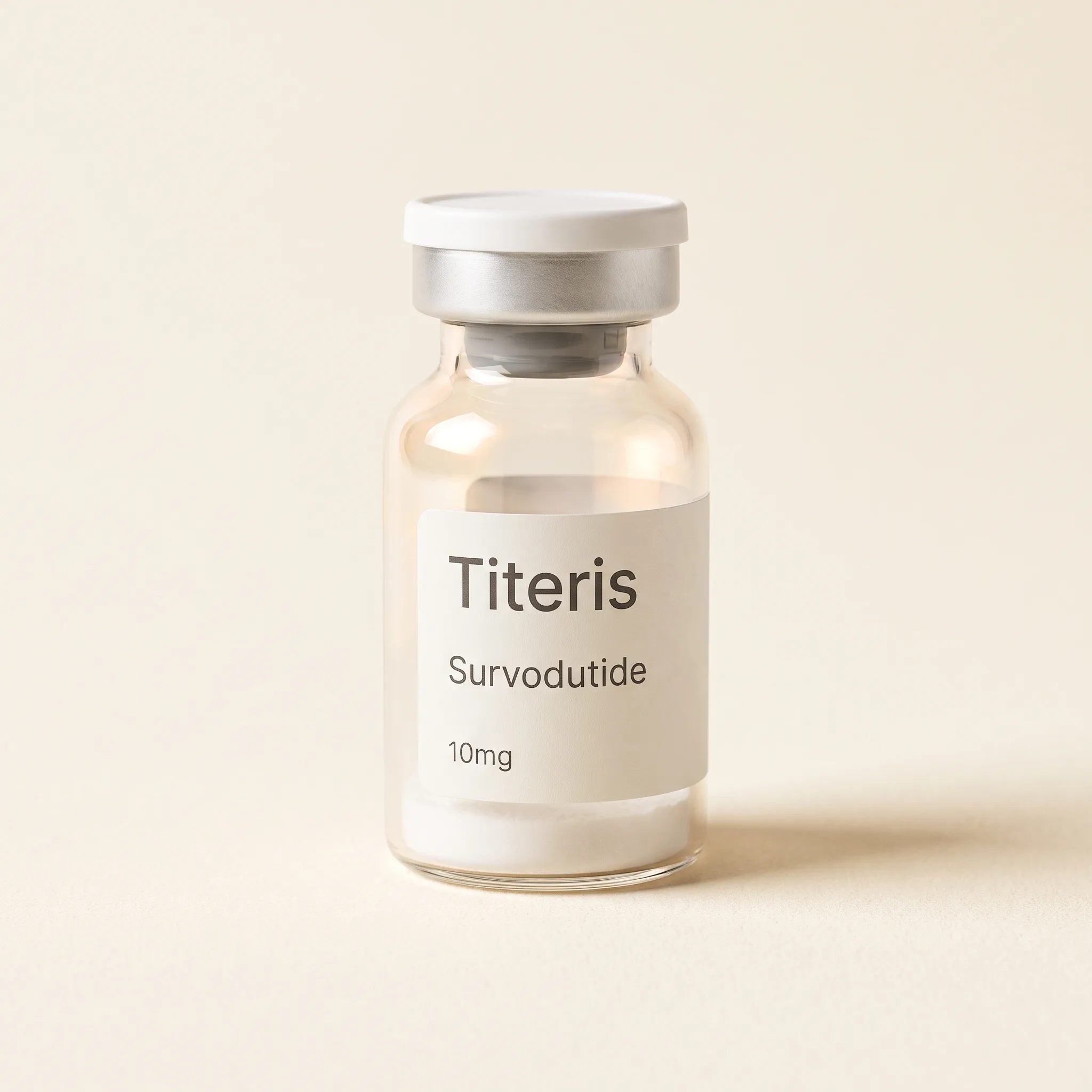 Survodutide research compound vial — Titeris