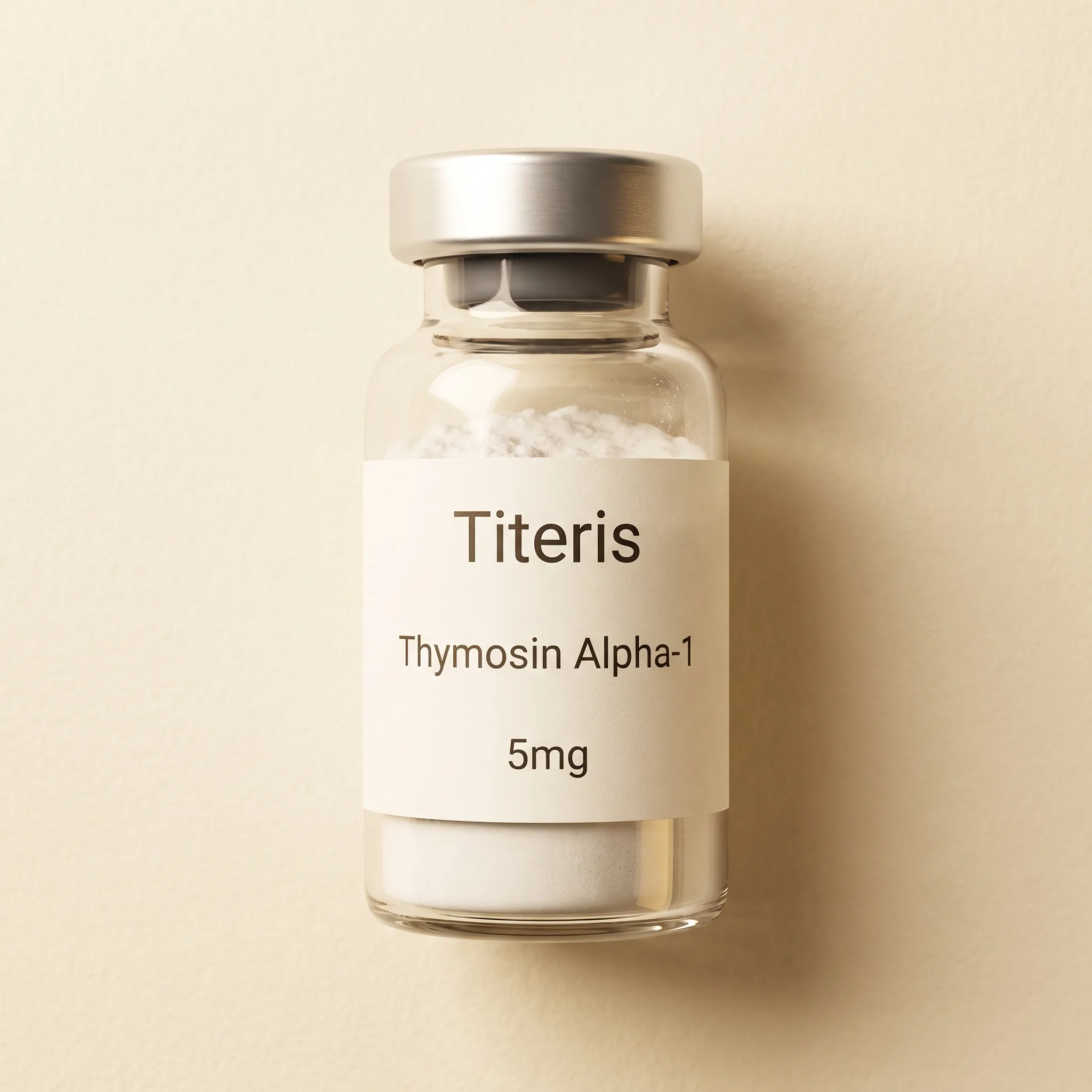 Thymosin Alpha-1 research reference compound vial — Titeris