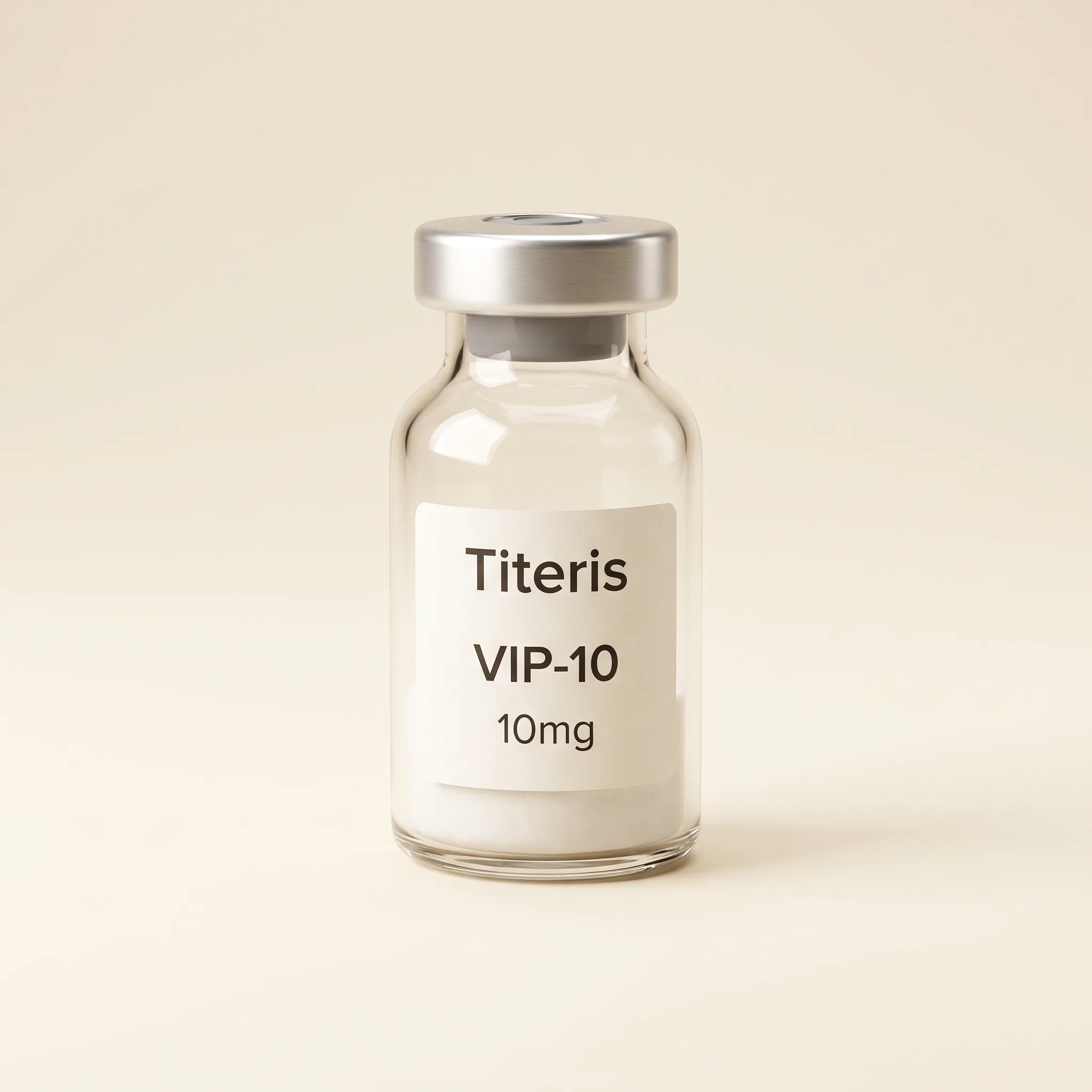 VIP-10 research reference compound vial — Titeris
